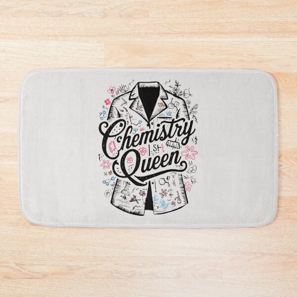 Item preview, Chemistry Queen: A Colorful Symphony of Molecules and Dreams designed and sold by SplashTastic.