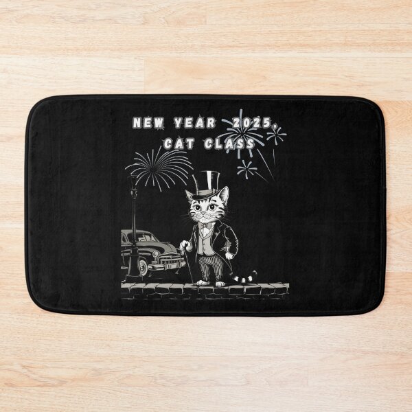 Item preview, New Year  2025,  Cat Class designed and sold by mirciashop.