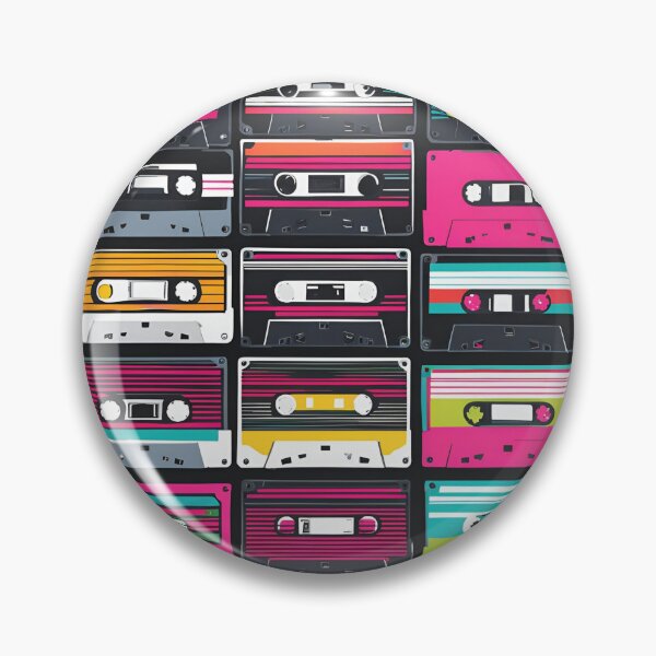 Item preview, Vintage Retro VHS Cassette Tapes 80's Print designed and sold by stxaris.