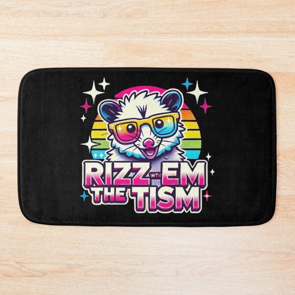 Item preview, Autism Funny Rizz Em With The Tism Meme Autistic Racoon designed and sold by SztylishDesigns.