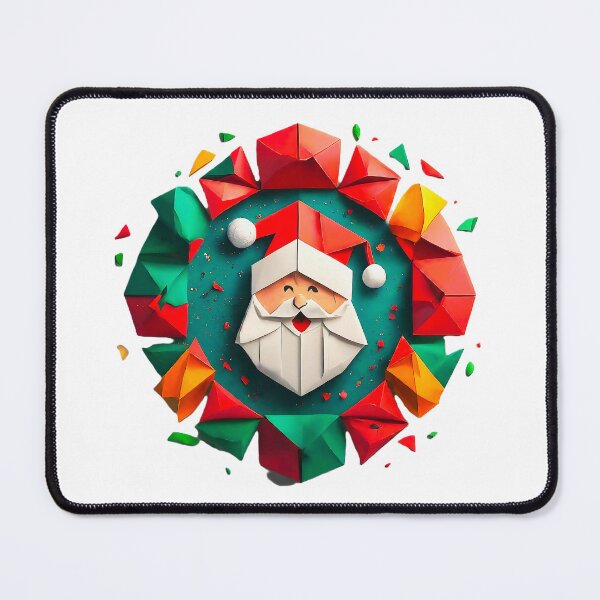 Item preview, Cute Christmas Origami Santa Claus , Holiday Origami , Christmas Origami T, Fun Festive , Xmas Santa designed and sold by Indyadizine.