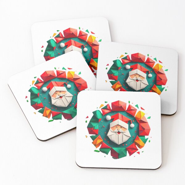 Item preview, Cute Christmas Origami Santa Claus , Holiday Origami , Christmas Origami T, Fun Festive , Xmas Santa designed and sold by Indyadizine.