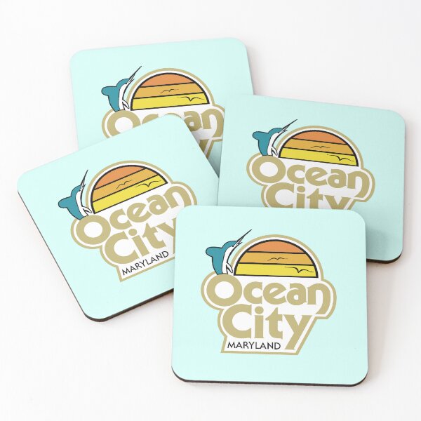 Item preview, Ocean City Vintage Beach Colors designed and sold by l-X-l.