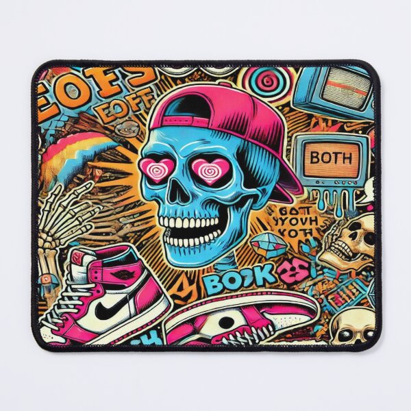 Item preview, Pop Culture Skeleton Graffiti designed and sold by Imaginarium of Chaos falcon88 .
