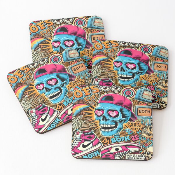 Item preview, Pop Culture Skeleton Graffiti designed and sold by Imaginarium of Chaos falcon88 .