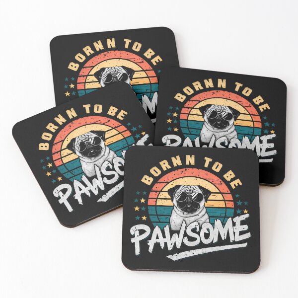 Item preview, Pawsome Pug | Awesome Pug | Cool Pug designed and sold by OrganicLights.