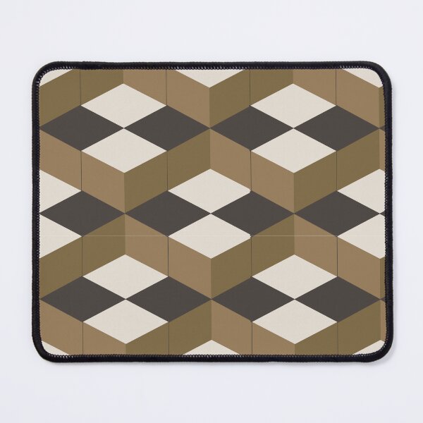 Item preview, Neutral Diamond Checkerboard Tile Pattern designed and sold by darkskydelights.