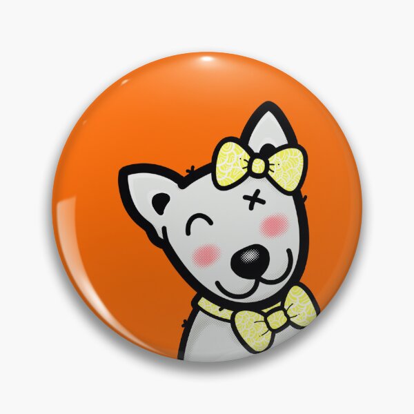 Item preview, Cute Smiling dog with yellow collar. designed and sold by tennstudio.