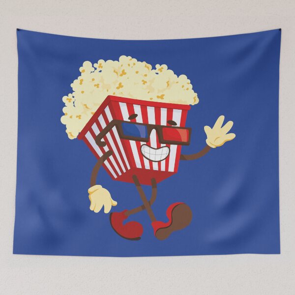 Item preview, Retro Popcorn Walking designed and sold by Art-of-Rory.