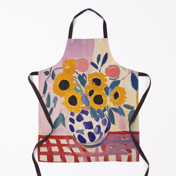 Item preview, Bouquet of sunflowers in a rustic vase colorful modern painting designed and sold by SUNED.