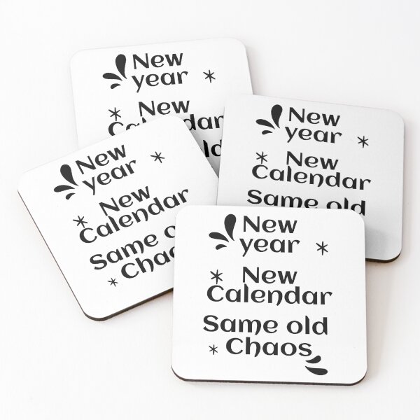 Item preview, New year new calendar same old chaos designed and sold by MOPAROdesign.