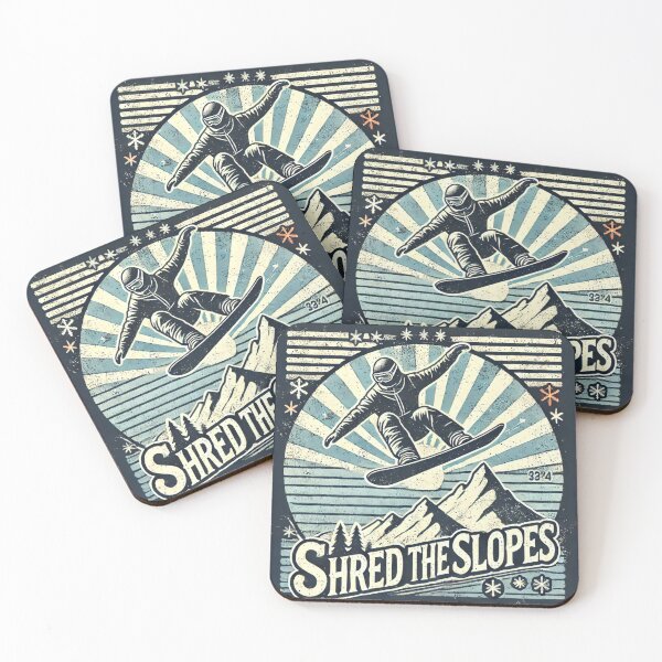 Item preview, Shred the Slopes: Vintage Snowboarding Adventure designed and sold by bb-tees-by-mlee.