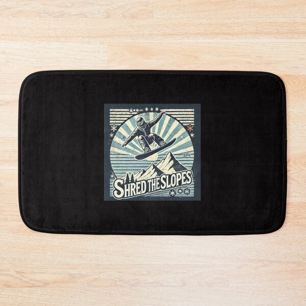 Item preview, Shred the Slopes: Vintage Snowboarding Adventure designed and sold by bb-tees-by-mlee.