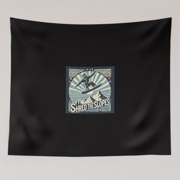 Item preview, Shred the Slopes: Vintage Snowboarding Adventure designed and sold by bb-tees-by-mlee.