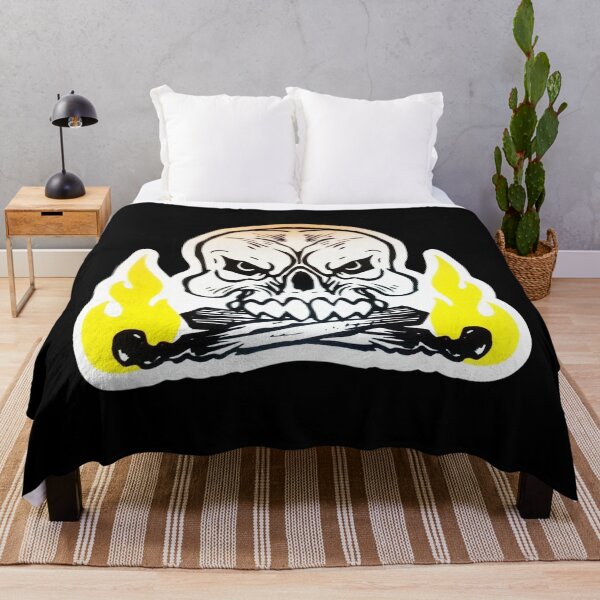 Item preview, Skull Crossed Bones with Flames designed and sold by teemix.