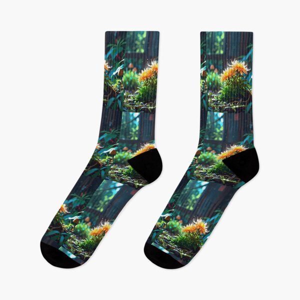 Item preview, Neon Urban Nature Botanical Harmony Cannabis Art Design designed and sold by ART ATTACK ZONE.