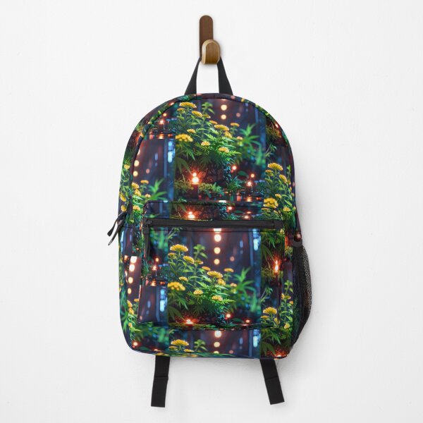 Item preview, Flowers Urban Nature Botanical Harmony Cannabis Art Design designed and sold by ART ATTACK ZONE.