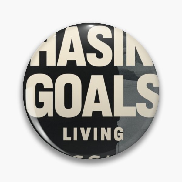 Item preview, "Chasing Goals, Living Missions: Inspiring Typography Design in Dark Theme" designed and sold by IINSPIRA.
