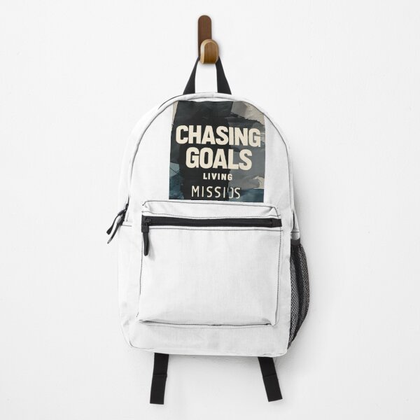 Item preview, "Chasing Goals, Living Missions: Inspiring Typography Design in Dark Theme" designed and sold by IINSPIRA.