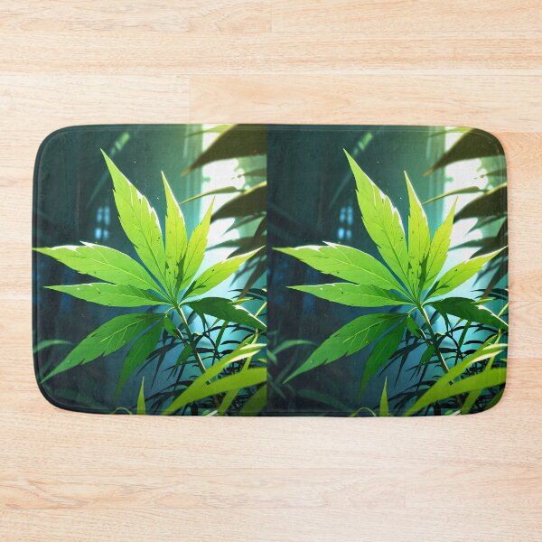 Item preview, Organic Urban Nature Botanical Harmony Cannabis Art Design designed and sold by ART ATTACK ZONE.