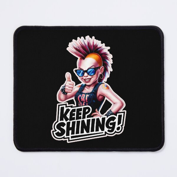 Item preview, Keep Shining With A Strong Thumb Up And Colorful Mohawk designed and sold by SplashTastic.