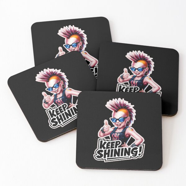 Item preview, Keep Shining With A Strong Thumb Up And Colorful Mohawk designed and sold by SplashTastic.