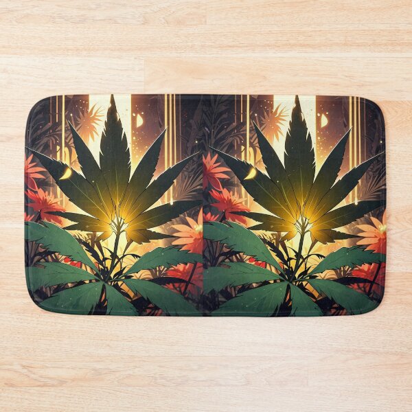 Item preview, 420 Urban Nature Botanical Harmony Cannabis Art Design designed and sold by ART ATTACK ZONE.