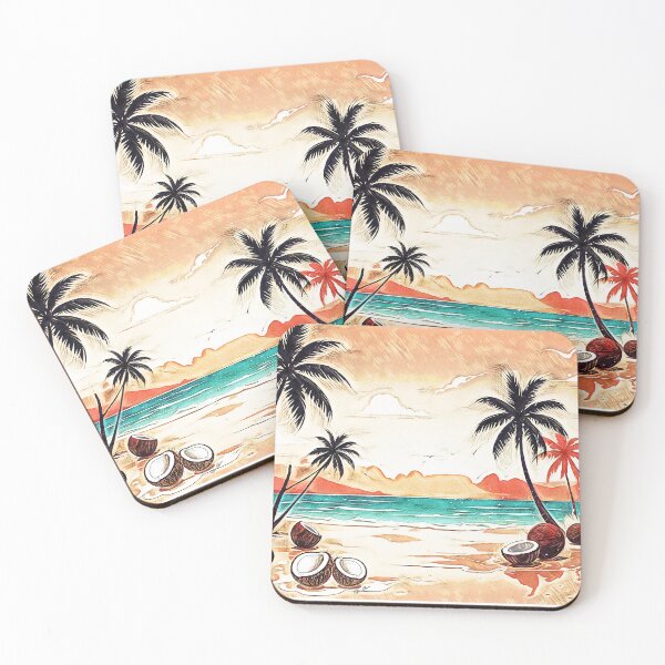 Item preview, Coconut Escape designed and sold by Hen-C-Art.