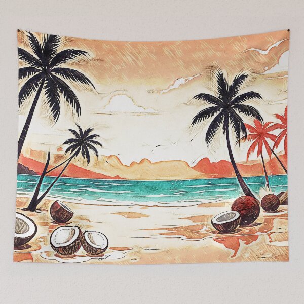 Item preview, Coconut Escape designed and sold by Hen-C-Art.