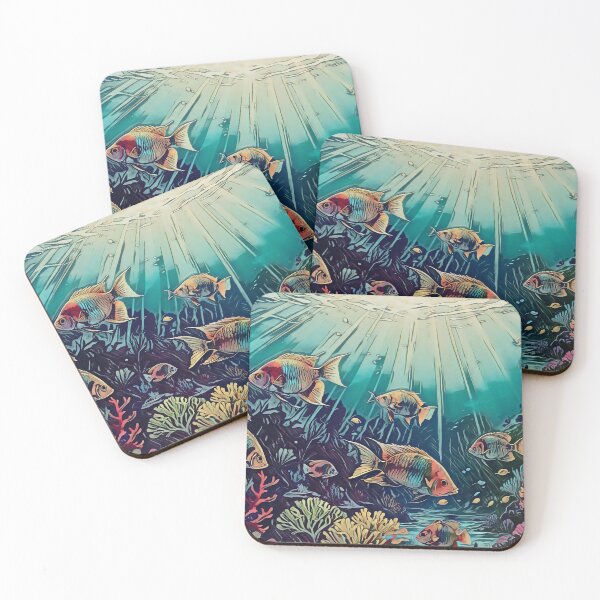 Item preview, Retro Reef Dreams designed and sold by Hen-C-Art.