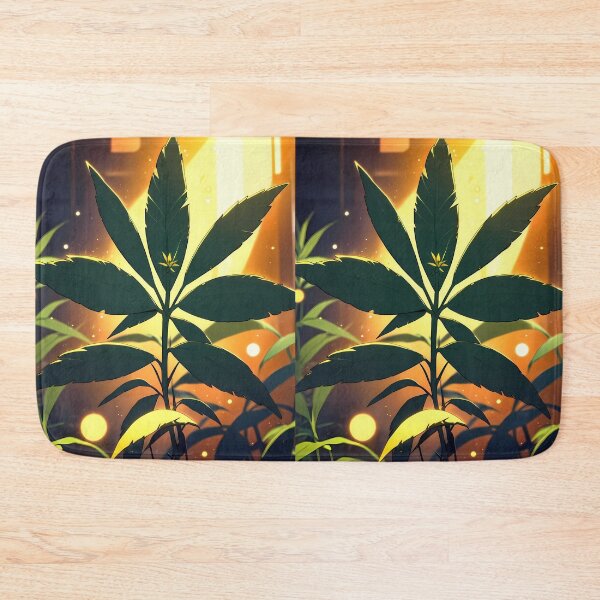Item preview, Lights Urban Nature Botanical Harmony Cannabis Art Design designed and sold by ART ATTACK ZONE.