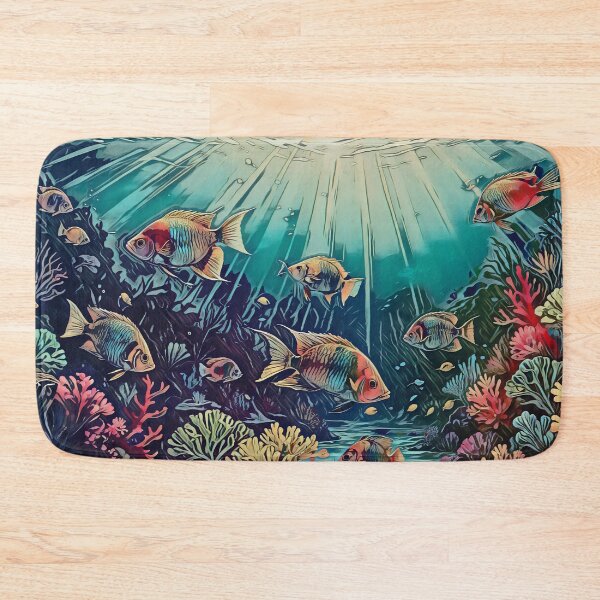 Item preview, Retro Reef Dreams designed and sold by Hen-C-Art.