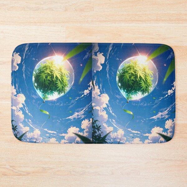 Item preview, Earth Urban Nature Botanical Harmony Cannabis Art Design designed and sold by ART ATTACK ZONE.
