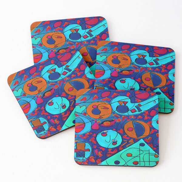 Item preview, Whimsical Geometry: A Playful Abstract World designed and sold by baindy.