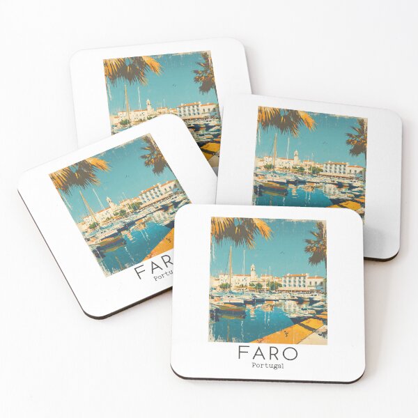 Item preview, A Vintage Illustration of Faro - Portugal  designed and sold by GoodOldVintage.