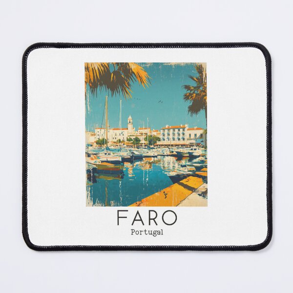 Item preview, A Vintage Illustration of Faro - Portugal  designed and sold by GoodOldVintage.