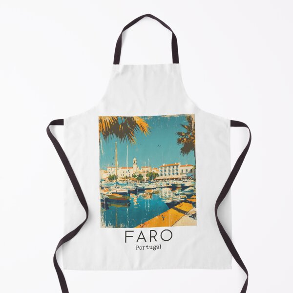 Item preview, A Vintage Illustration of Faro - Portugal designed and sold by GoodOldVintage.
