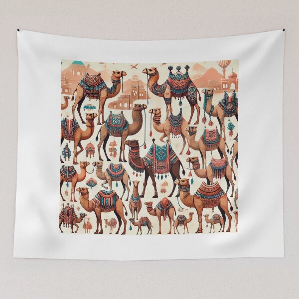 Item preview, Minimalist Desert Camels designed and sold by CeammiShop.