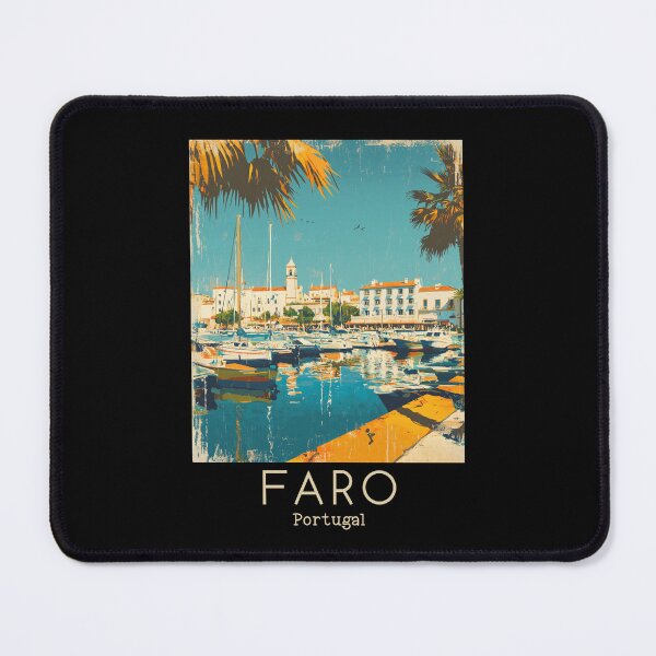 Item preview, A Vintage Illustration of Faro - Portugal  designed and sold by GoodOldVintage.