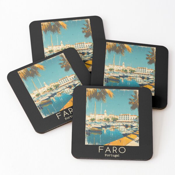 Item preview, A Vintage Illustration of Faro - Portugal  designed and sold by GoodOldVintage.