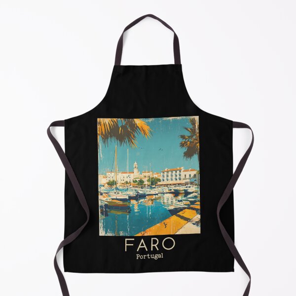 Item preview, A Vintage Illustration of Faro - Portugal designed and sold by GoodOldVintage.