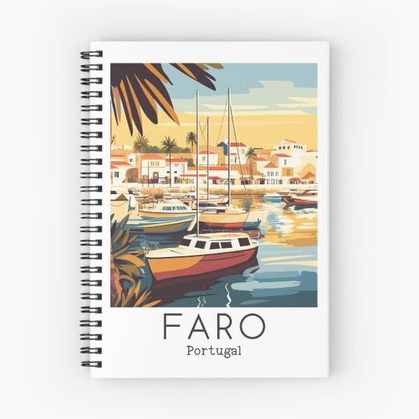 Item preview, Ilustración vintage de Faro, Portugal designed and sold by GoodOldVintage.