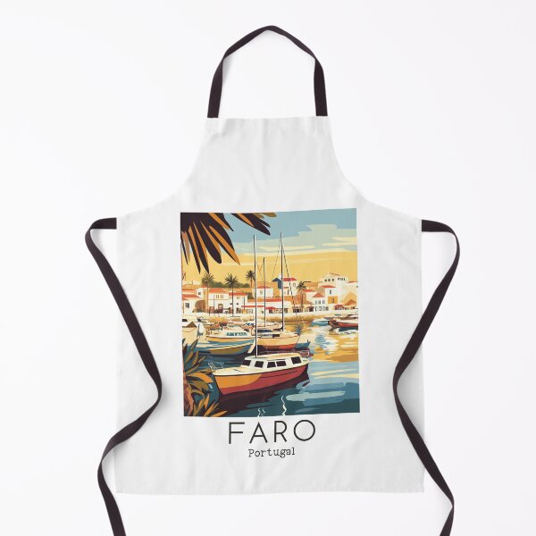 Item preview, A Vintage Illustration of Faro - Portugal designed and sold by GoodOldVintage.