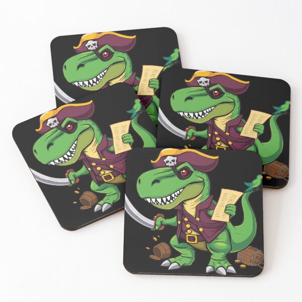 Item preview, T Rex Pirate designed and sold by Getup-clothing.