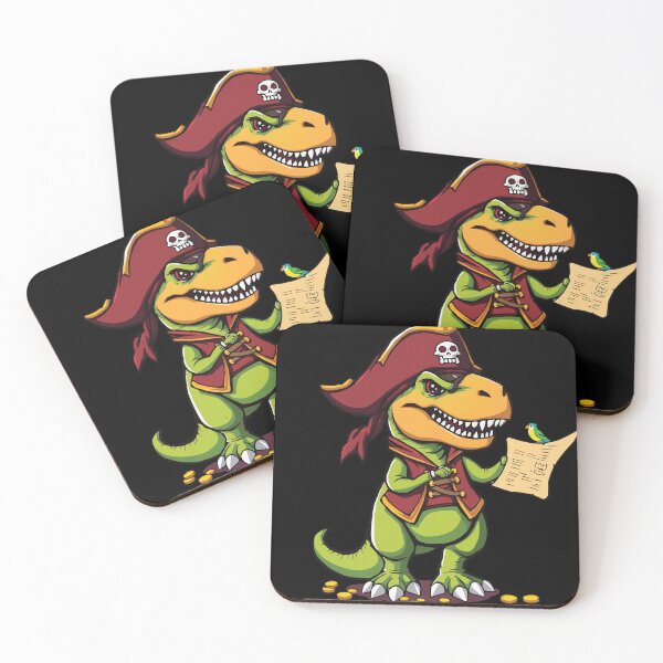 Item preview, T Rex Pirate designed and sold by Getup-clothing.