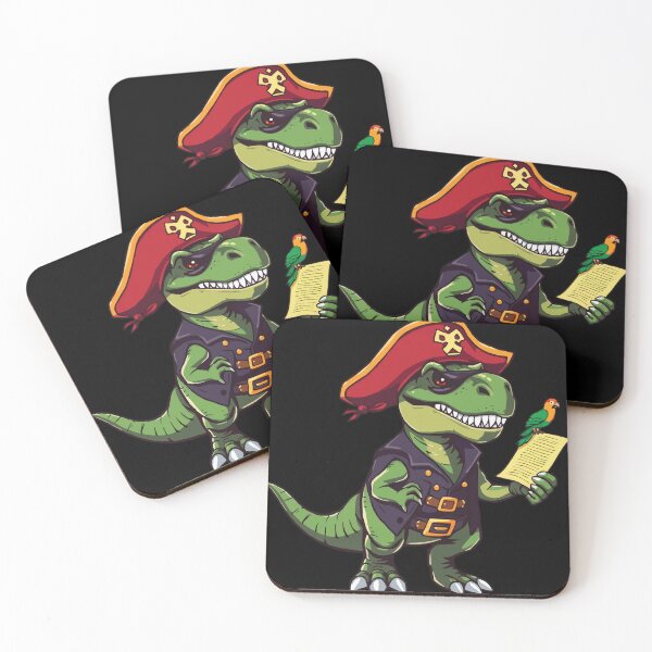 Item preview, T Rex Pirate designed and sold by Getup-clothing.
