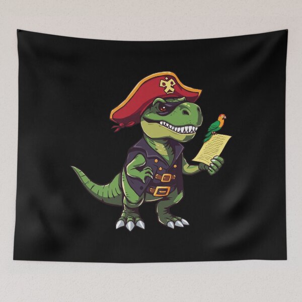 Item preview, T Rex Pirate designed and sold by Getup-clothing.