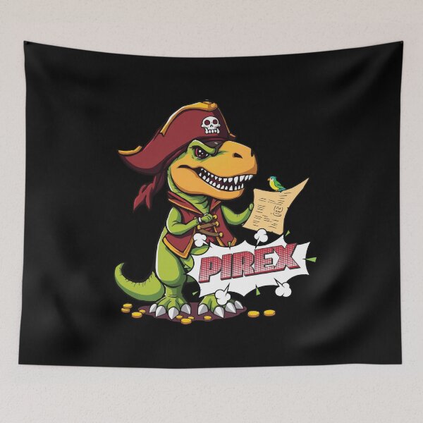 Item preview, T Rex Pirate designed and sold by Getup-clothing.