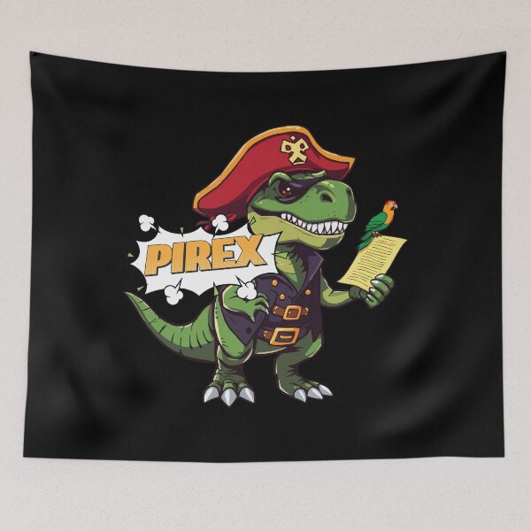 Item preview, T Rex Pirate designed and sold by Getup-clothing.