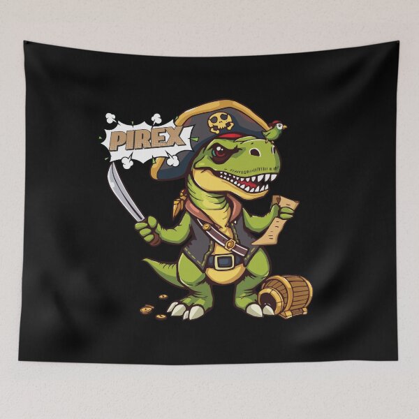 Item preview, T Rex Pirate designed and sold by Getup-clothing.